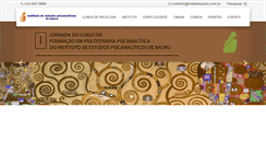 Desktop Screenshot of institutopsico.com.br